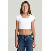 G-Star Girls South Tee - White - girls