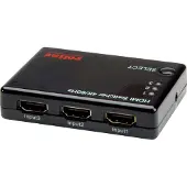 Roline 14.01.3575, HDMI, Sort, 3840 x 2160, 2160p, 3840 x 2160 pixel, 80 mm