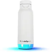 HidrateSpark PRO 2 smart drikkeflaske med sugerør 0,95 l hvid