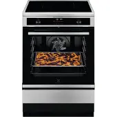 Electrolux 600 SteamBake Induktionskomfur 60 cm med pyrolyse SteamBake LKI6489NOX