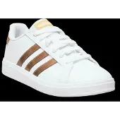 Adidas Sko - Grand Court 2.0 K - Hvid/Guld - - 28 - Sko