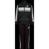 Adidas Træningsdragt 'Seasonal Essentials Tiberio' grå / sort / hvid