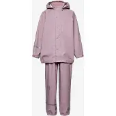 CeLaVi Regntøj m. Seler - PU - Mauve Shadow - - 100 - Regntøj