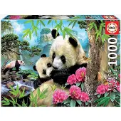 Educa Puslespil - 1000 Brikker - Morning Panda - - OneSize - Puslespil