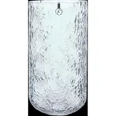 ERNST vase mønstret 25 cm Klar