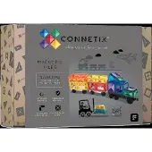 Connetix Magnetsæt - Transport - 50 Dele - Rainbow - - OneSize - Magnetlegetøj