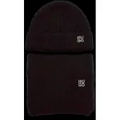 HUGO Set Sarmi 10263015 Red Halstørklæde