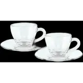 Bialetti - Classic - Sæt med 2 espressokopper af glas