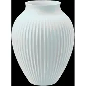 Knabstrup Keramik Knabstrup vase riflet 27 cm Ice blue