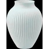 Knabstrup Keramik Knabstrup vase riflet 20 cm Ice blue
