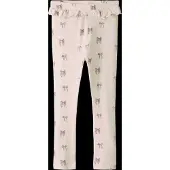 Lil´ Atelier Leggings - NmfGavo - Rib - Noos - Turtledove/Bow - - 2 år (92) - Leggings
