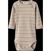 Lil´ Atelier Sparkedragt/Body 'Kail' mørkebeige / brun