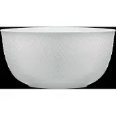 Lyngby Porcelæn Rhombe serveringsskål Ø17,5 cm hvid