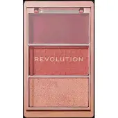 Revolution Beauty Blush Icon Palette Blush-palette 3 g Aura Points Rose
