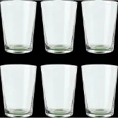 Broste Copenhagen Hue drikkeglas 30 cl Clear-olive green