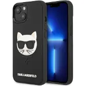 Karl Lagerfeld 3D Rubber Choupette Case til iPhone 13 mini - Sort