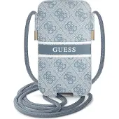 GUESS Håndtaske GUPHL4GDBL 6,7" blå/blå hardcase 4G Stripe