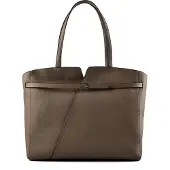 BOSS Tote bag i læder fra Revers med bæltedetalje