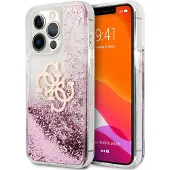 GUESS GUHCP13XLG4GPI iPhone 13 Pro Max 6,7" pink/pink hardcase 4G Big Liquid Glitter