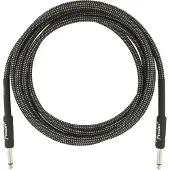 Fender Professionelt 10 Fod Langt Lige Instrumentkabel Grå Tweed
