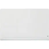 Nobo Impression Pro magnetisk whiteboard glastavle med skjult pennebakke 57 126x71 cm Brilliant hvid