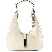 GUESS Skuldertaske 'Brooke Hobo' creme