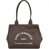 Karl Lagerfeld Shopper 'Cabas Convertible Coton Taupe' brun