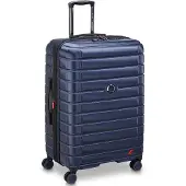 Delsey Elegance Expandable 76 cm suitcase, blue