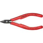 Knipex 75 22 125, Diagonal tang, Stål, Plast, Rød, 125 mm, 79 g