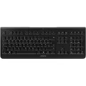 Cherry KW 3000 - Tastatur - trådløs - 2.4 GHz - QWERTY - USA med Euro-symbol - sort