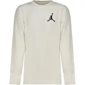 Jordan Bluse - Hvid m. Logo - - 10-12 år (140-152) - Bluse