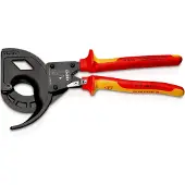 Knipex kabelsaks, 320 mm, 1000 V, skraldeprincip