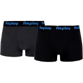 Replay Boksershorts himmelblå / blå-meleret / sort