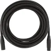 Fender Professionelt 25 Fod Langt Mikrofonkabel Sort