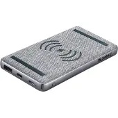 Sandberg - Trådløs power bank - Li-pol - 10000 mAh - 37 Wh - 3 A - PD, QC 3.0 - 2 output-stikforbindelser (USB-C, USB) - på kabel: Micro-USB