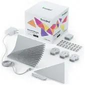 Nanoleaf Shapes Smarter Kit - Trådløst belysningssæt - LED x 15 - 1.7 W - klasse G - 16 millioner farver - 1200-6500 K - triangel