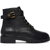 Ralph Lauren Snørestøvletter 'ALLYSON' sort