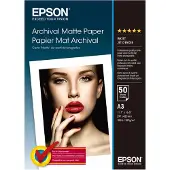 Epson Archival Matte Paper - Mat - A3 (297 x 420 mm) - 192 g/m² - 50 ark papir - for SureColor SC-P700, P7500, P900, P9500, T2100, T3100, T3400, T340