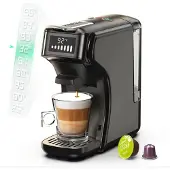 HiBREW 5-i-1 kapselkaffemaskine H1B-sort (sort)