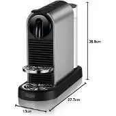 De'Longhi Kavos aparatas Nespresso Citiz Platinum kapselkaffemaskine
