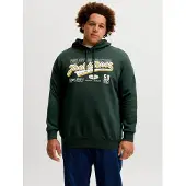 Jack&Jones PLUS Plus Size Logo Hættetrøje