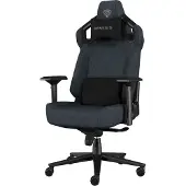 Genesis Nitro 800 - Spillestol - ergonomisk - rektangulær - armstøtter - T-formet - vippe - tekstil - sort, grå