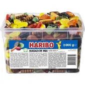 Haribo Matador Mix 2 kg i plastbøtte