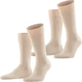 Falke Happy Socks beige melange 2-pak Beige måle