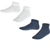 Falke Sokker blå-meleret / hvid