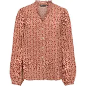 ONLY Bluse 'ONLRAYA' beige / brun