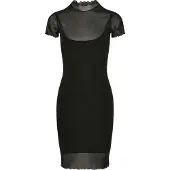 Urban Classics Mesh Double Layer Kortærmet Kjole
