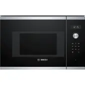 Bosch Serie | 6 BFL524MS0 - Mikrobølgeovn - til indbygning - 20 liter - 800 W - rustfrit stål
