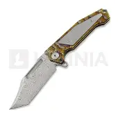 Andre de Villiers Freak Damascus foldekniv, Acid Rain