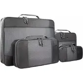 Tasmanian Tiger TT Mesh Pocket Set XL Cubes, titan grey